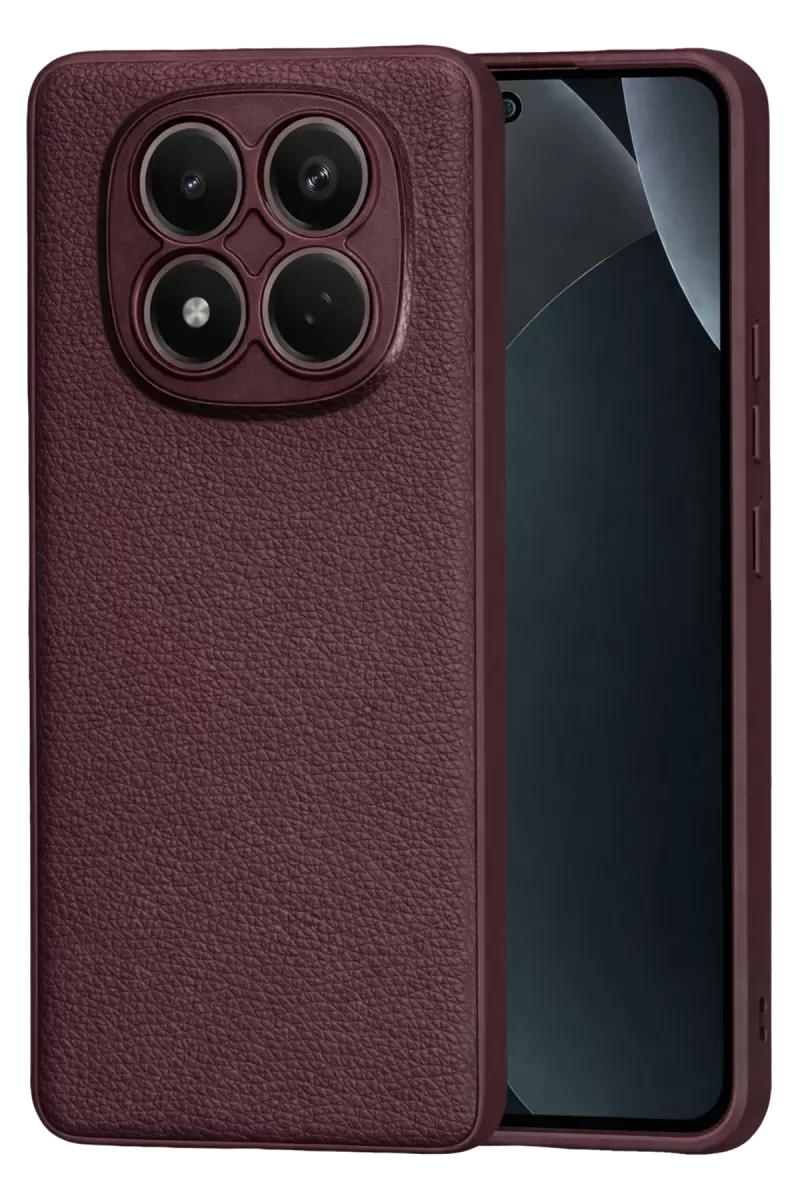 Newface Xiaomi Redmi Note 15 4G Thermax Silikon Kılıf - Bordo
