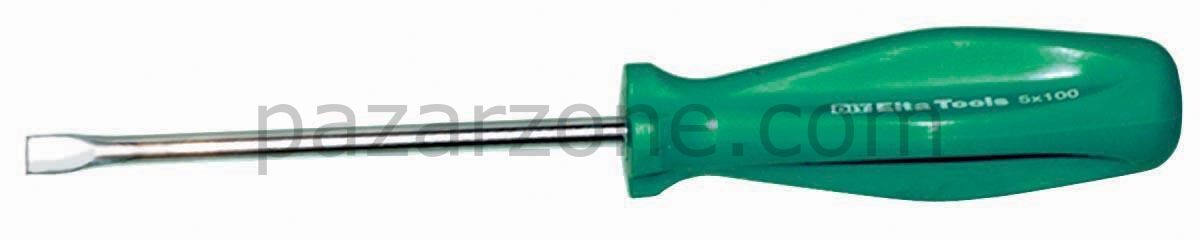 Elta 4150 Opak Düz Tornavida 6X100