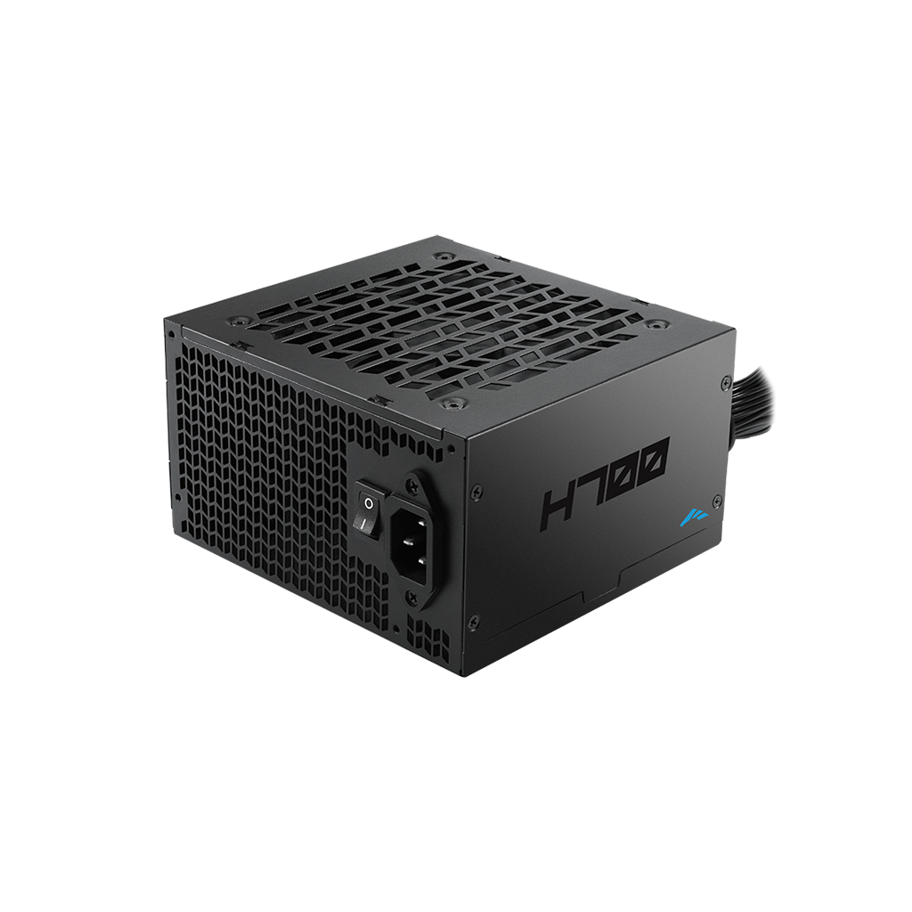 SAMA H700, 700W, Black, 80 Plus, Aktif PFC, Siyah, GAMING, ATX, Power Supply (PSU)