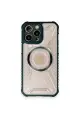 Newface Apple iPhone 12 Pro Kılıf Prag Magneticsafe Kapak - Koyu Yeşil