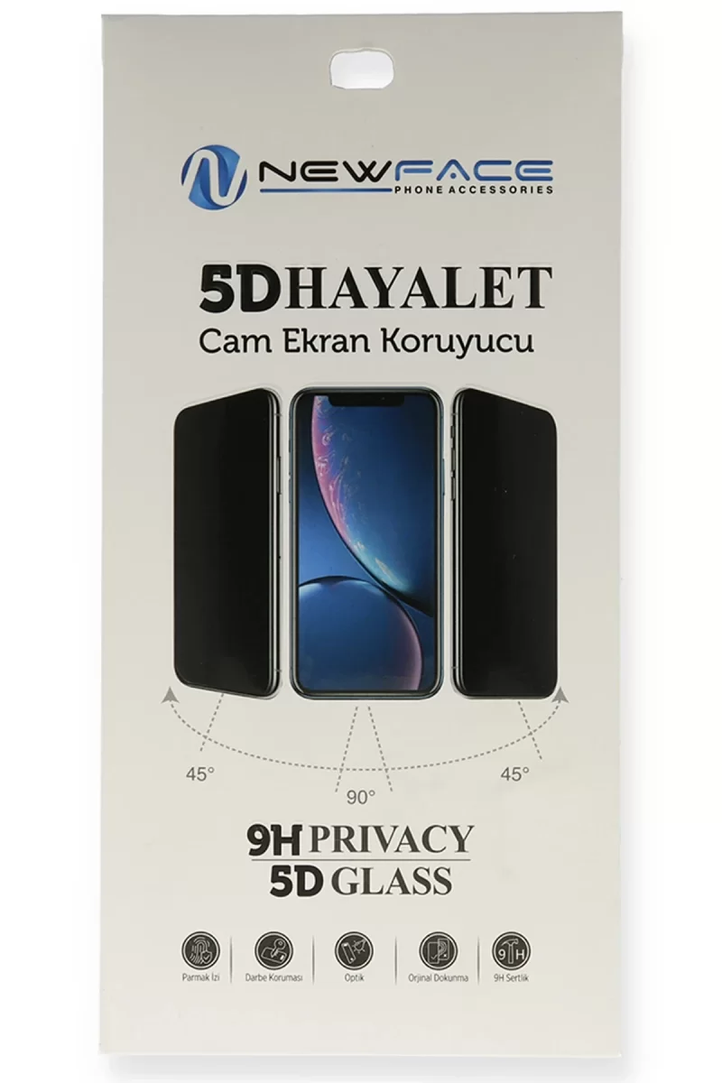 Newface Huawei Nova Y90 5D Hayalet Cam Ekran Koruyucu