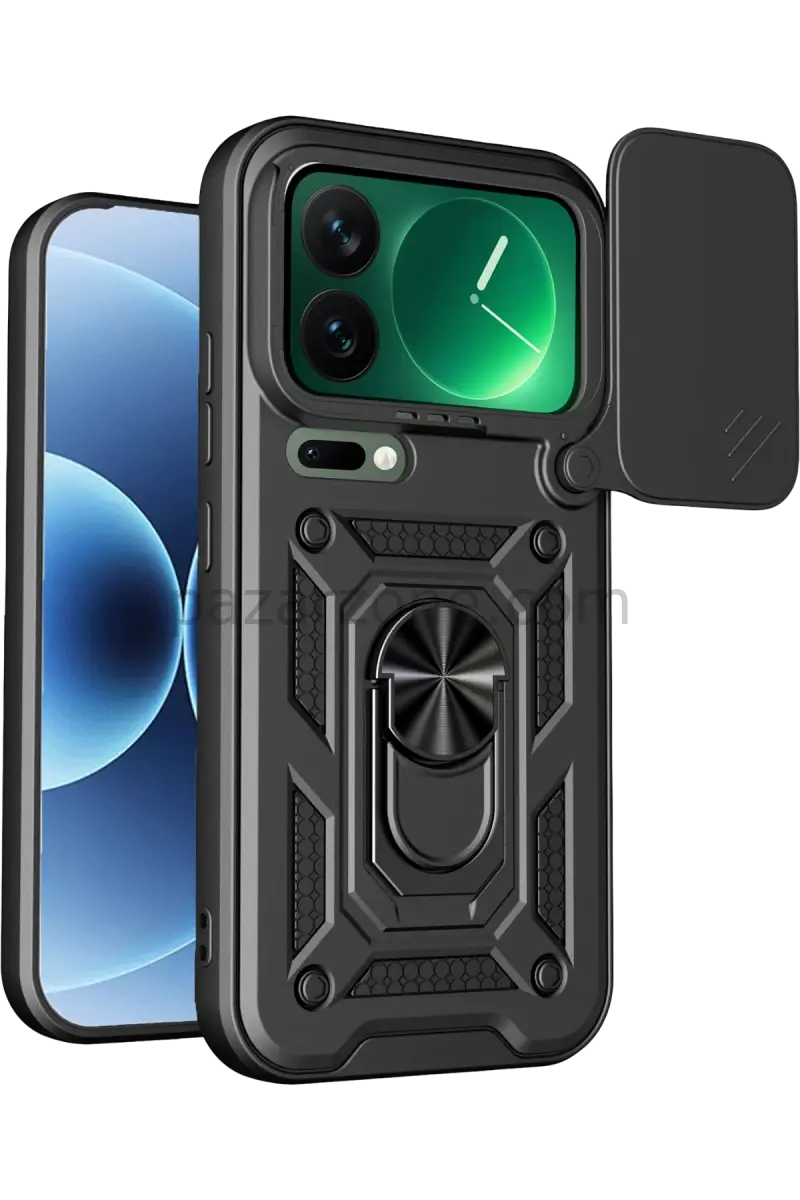 Newface Xiaomi Mi 17 Pro Pars Lens Yüzüklü Silikon - Siyah
