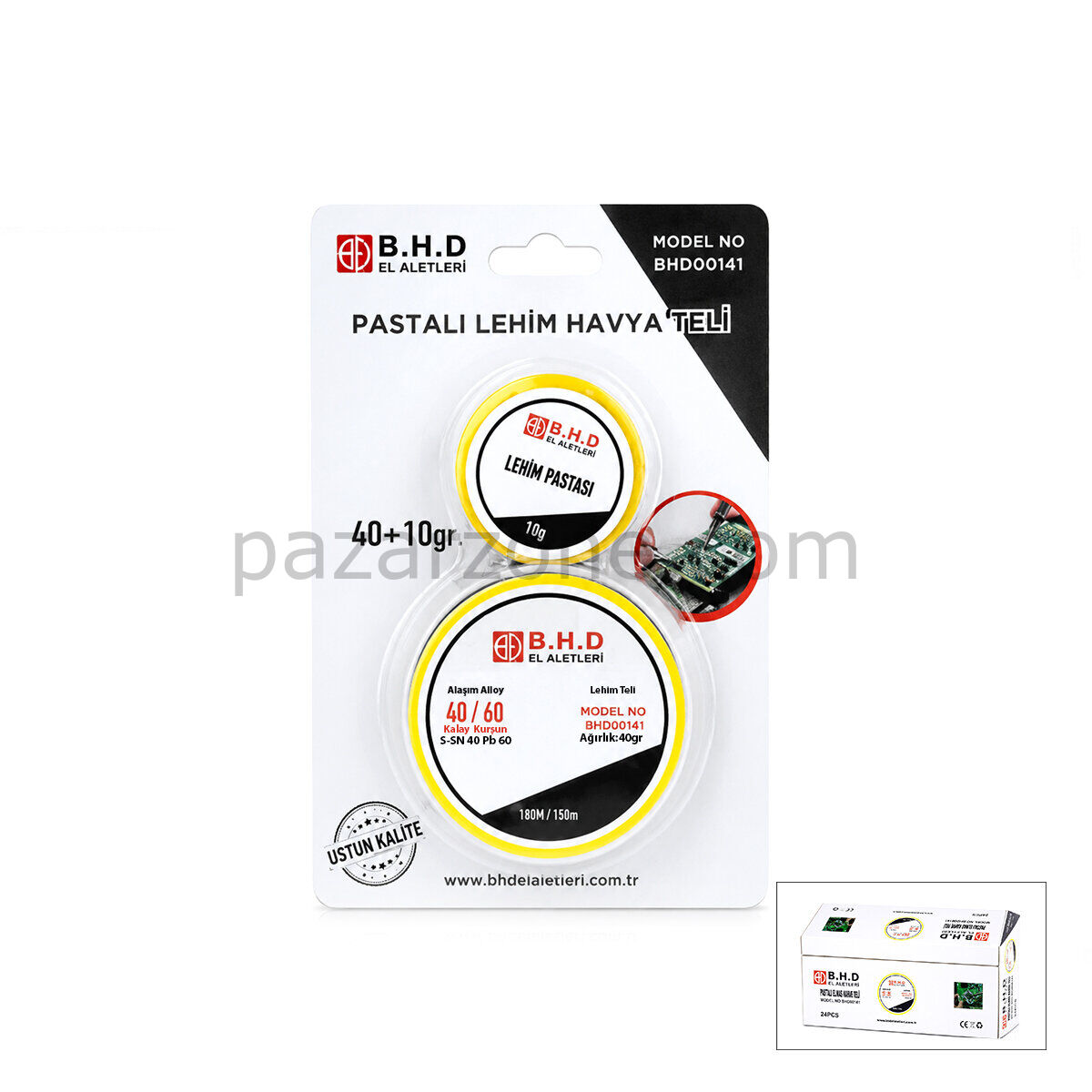 2'li Lehim Teli ve Pasta Seti - 1.2 mm