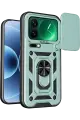 Newface Xiaomi Mi 17 Pro Pars Lens Yüzüklü Silikon - Yeşil