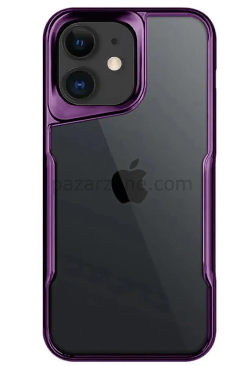 Newface Apple iPhone 11 Kılıf Boyi Silikon Kapak - Derin Mor