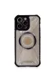 Newface Apple iPhone 12 Pro Kılıf Prag Magneticsafe Kapak - Siyah