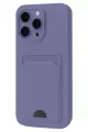 Newface Apple iPhone 16 Pro Kılıf Kelvin Kartvizitli Silikon - Lila