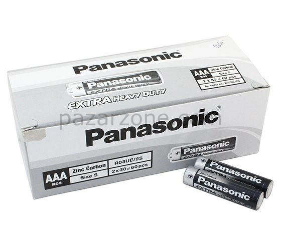 Panasonic Manganez İnce Kalem Aaa Pil 60'lı Paket