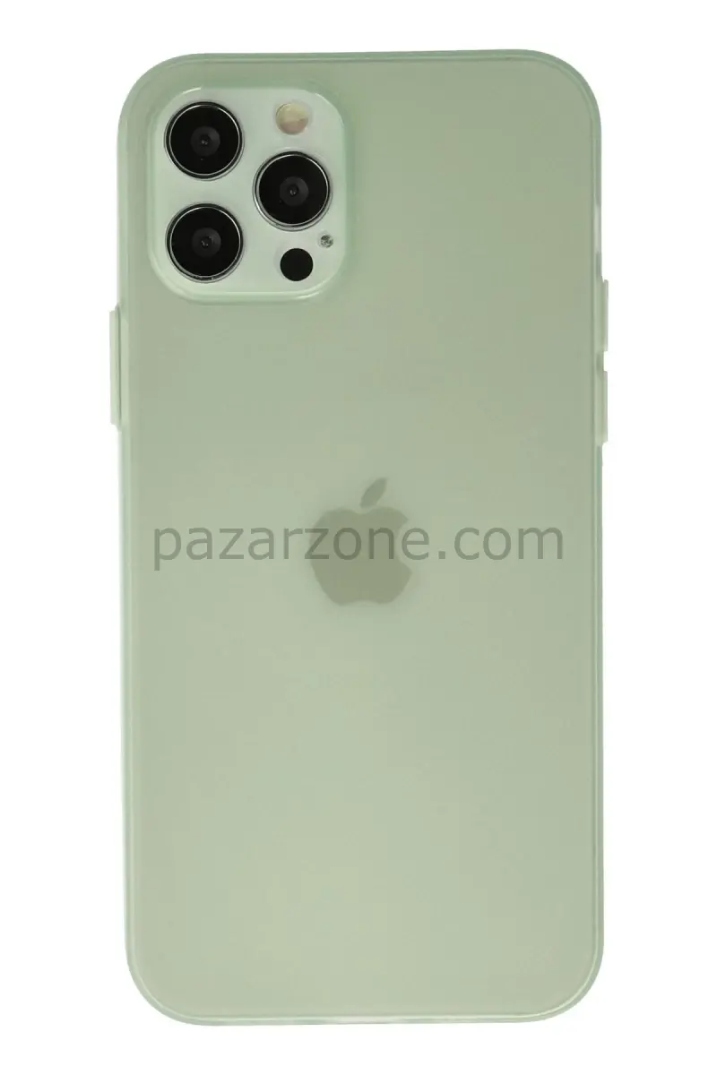 Newface Apple iPhone 12 Pro Kılıf Puma Silikon - Açık Yeşil