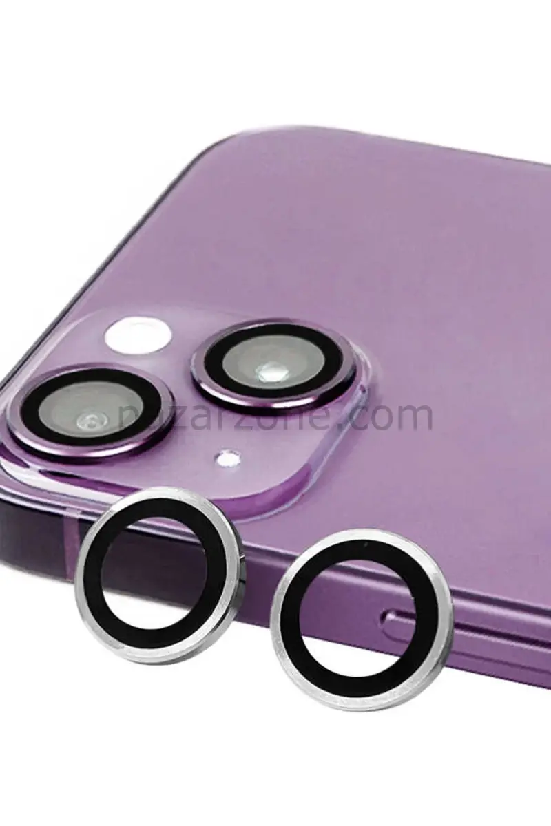 Newface Apple iPhone 14 Raze Metal Kamera Lens - Gümüş