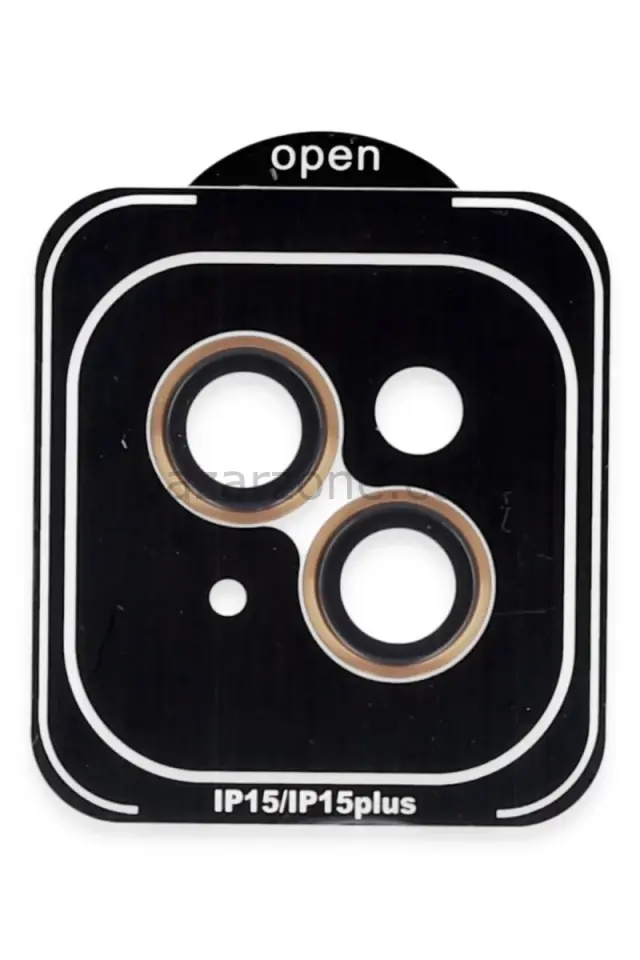 Joko Apple iPhone 15 PVD Metal Kamera Lens - Turuncu