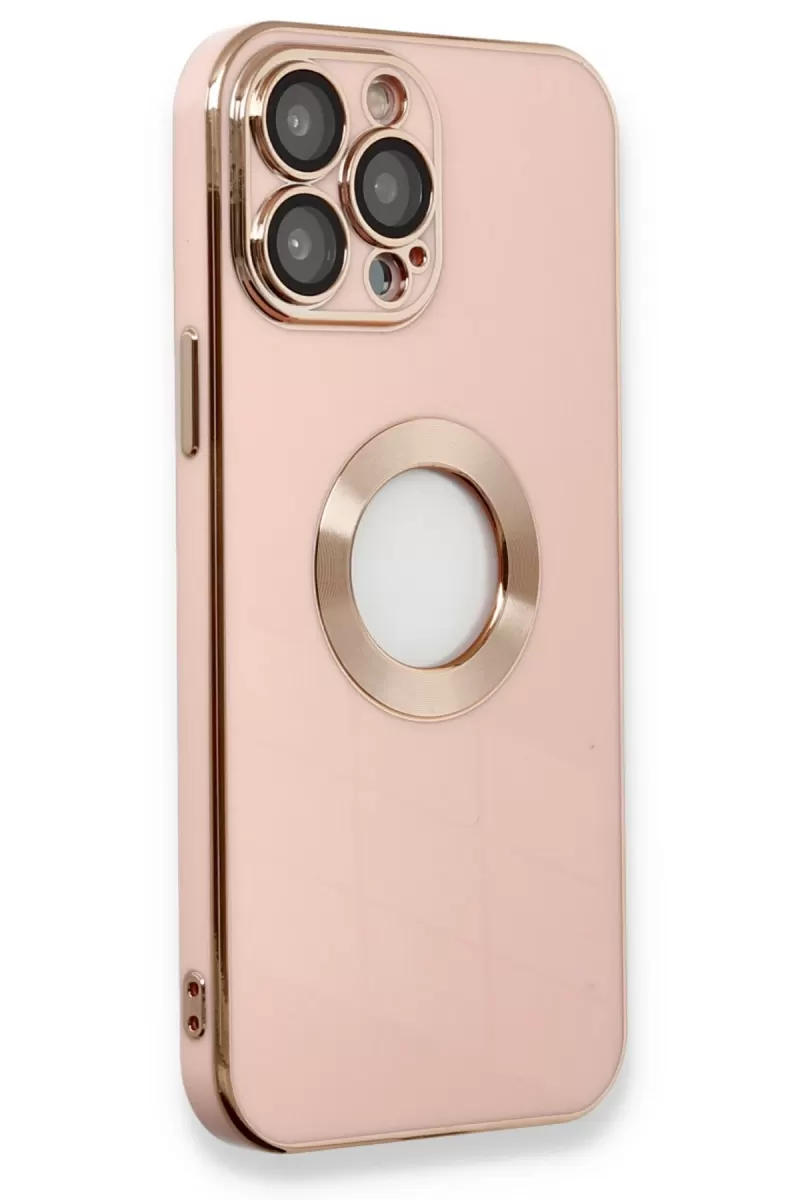 Newface Apple iPhone 13 Pro Max Kılıf Store Silikon - Pembe