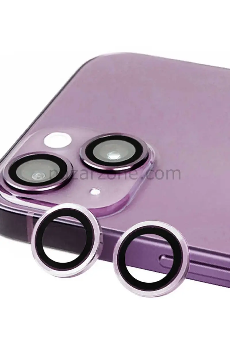 Newface Apple iPhone 14 Raze Metal Kamera Lens - Mor