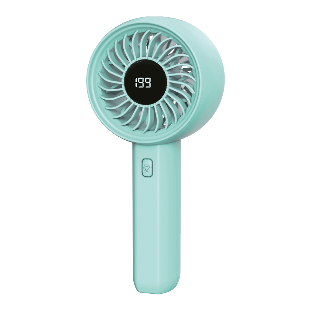 FENY FN-F45, YEŞİL, Tek Tuşla Ayarlanabilir Güç, LCD Gösterge, Elde Kullanım, Dahili 1800mAh Bataryalı, Type-C Şarj Girişli, Vantilatör