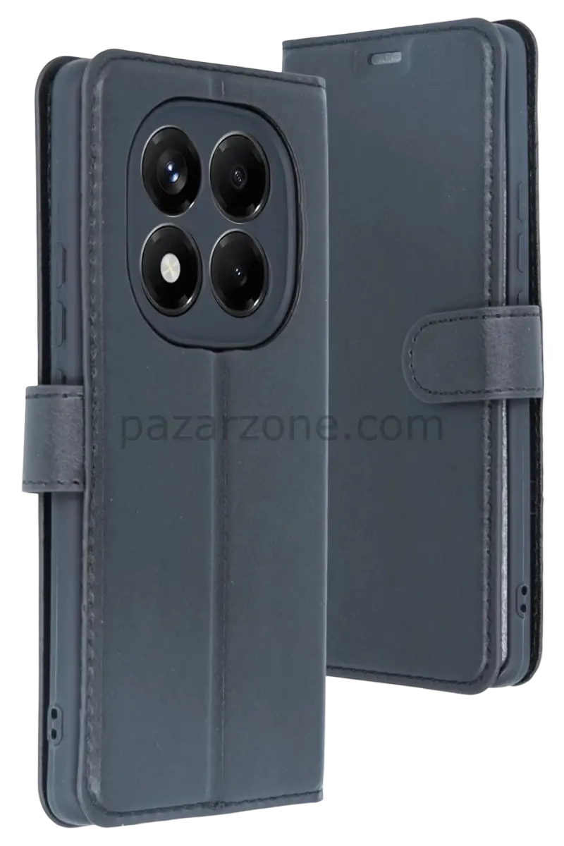 Newface Xiaomi Redmi Note 15 4G Trend S Plus Kapaklı Kılıf - Siyah