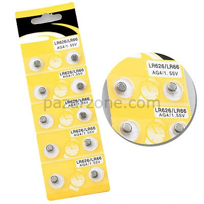 Saat Pili - Düğme Pil 10lu Paket Lr626-lr66 Ag4-1.55v