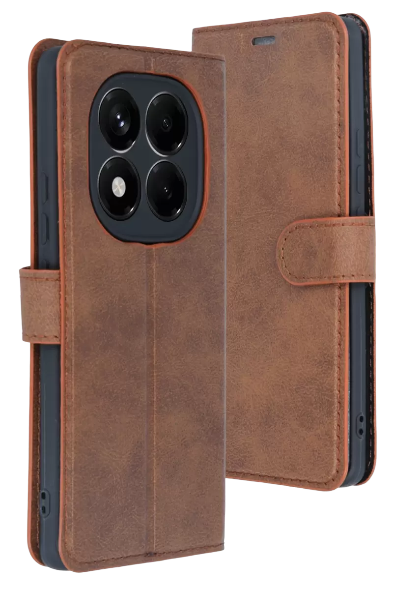 Newface Xiaomi Redmi Note 15 4G Trend S Plus Kapaklı Kılıf - Taba