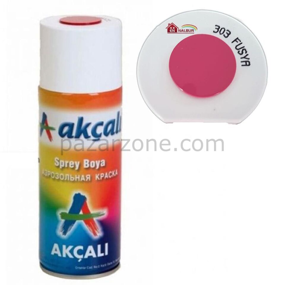 Akçalı Sprey Boya 400 ml 303 Fuşya