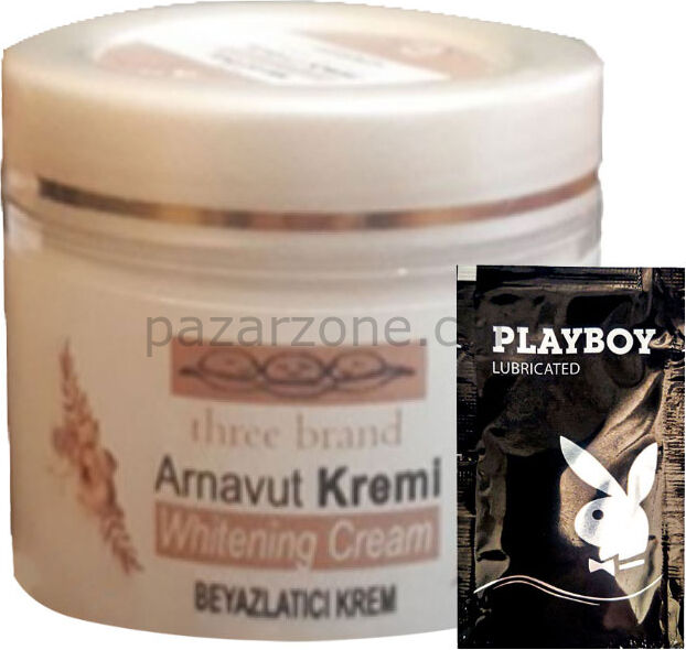 Three Brand Arnavut Kremi  Whitens Cream Aklık Kremi 100 ml + Jel Hediye