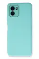 Newface Vivo Y15S Kılıf Lansman Glass Kapak - Turkuaz