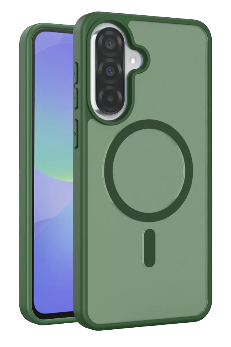 Joko Samsung Galaxy A27 5G Jota Magsafe Kapak - Koyu Yeşil
