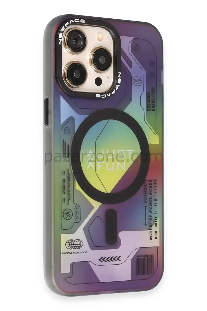 Newface Apple iPhone 13 Pro Max Kılıf Venüs Magneticsafe Desenli Kapak - Venüs - 2
