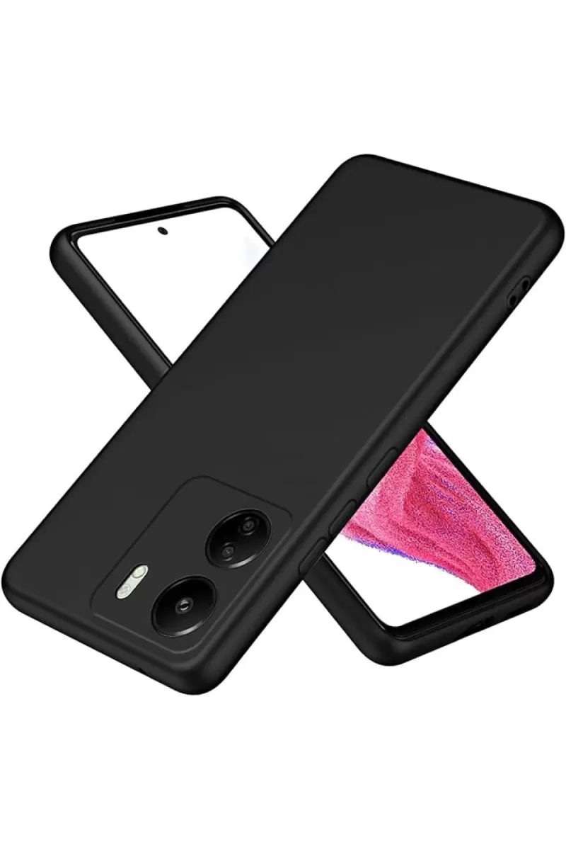 Newface Xiaomi Redmi 13C Kılıf First Silikon - Siyah