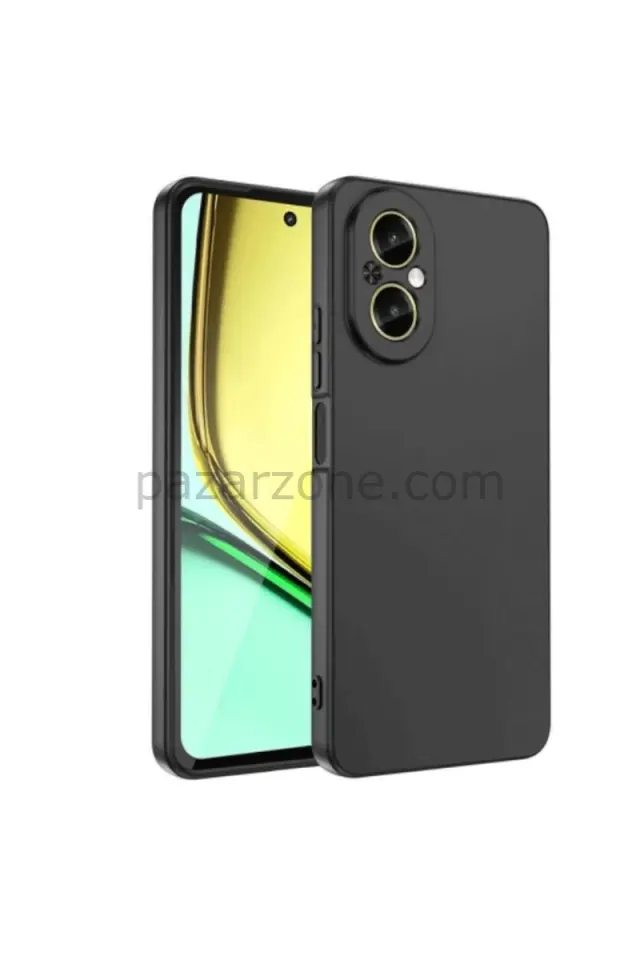 Newface Realme 12 Lite Kılıf First Silikon - Siyah