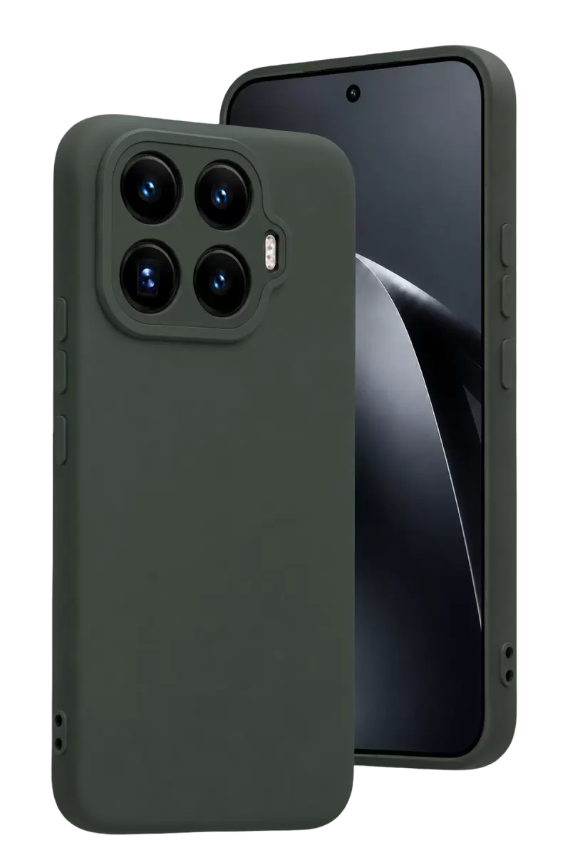 Newface Xiaomi Mi 17T Nano içi Kadife Silikon - Koyu Yeşil