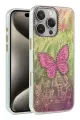 Newface Apple iPhone 16 Pro Kılıf Blade Aynalı Desenli Kapak - Desen 5