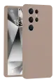 Newface Samsung Galaxy S25 Ultra Kılıf Nano içi Kadife Silikon - Pudra