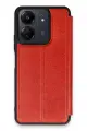 Newface Xiaomi Redmi 13C Kılıf Flip Cover - Kırmızı
