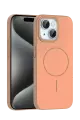 Joko Apple iPhone 15 Plus Broş Magsafe Kapak - Çöl Titanyum