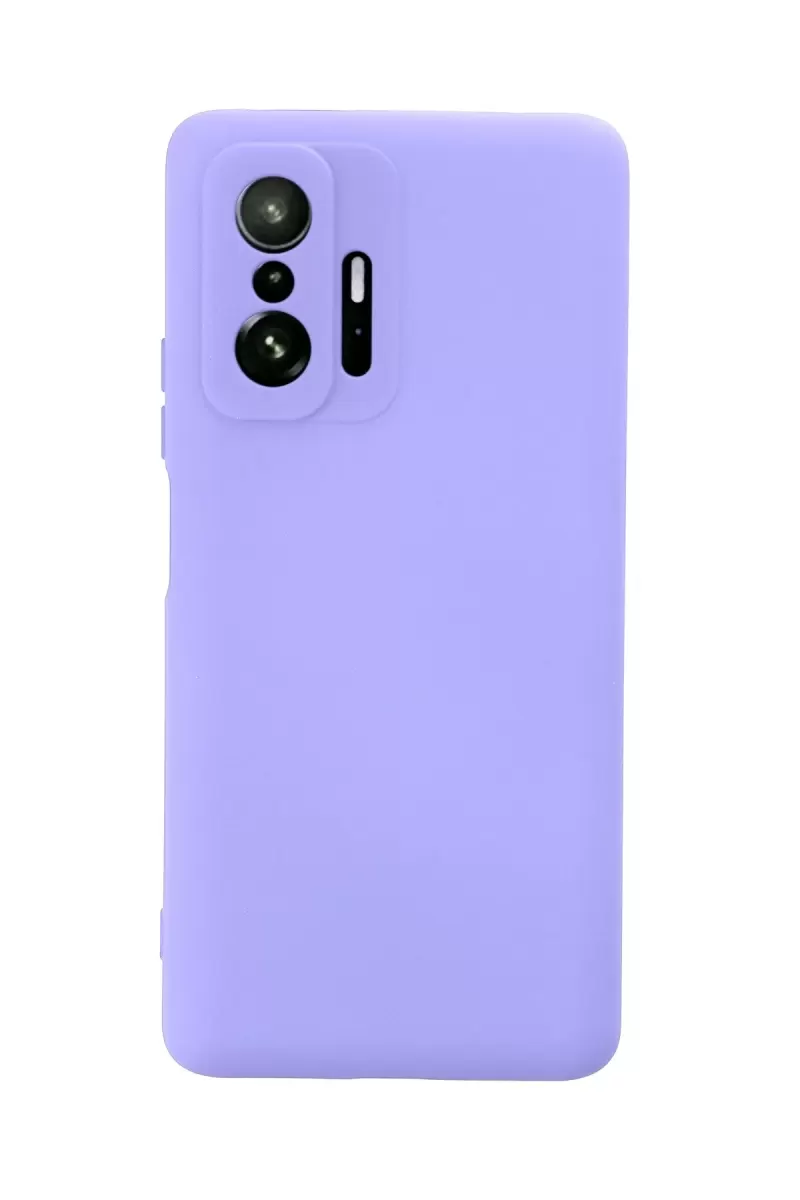 Newface Xiaomi Mi 11T Pro Kılıf Nano içi Kadife Silikon - Lila