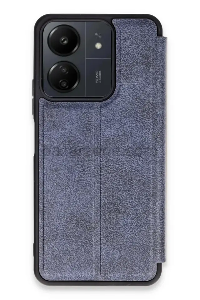 Newface Xiaomi Redmi 13C Kılıf Flip Cover - Lacivert