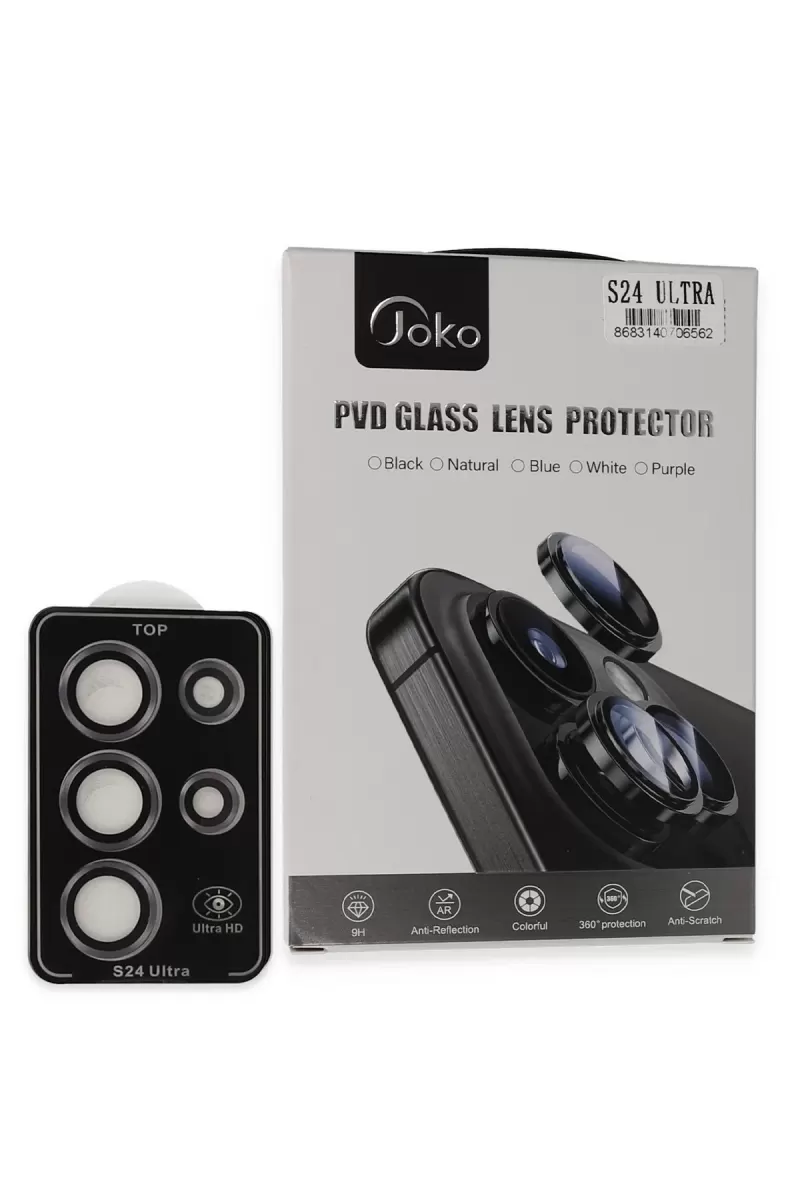 Joko Samsung Galaxy S24 Ultra PVD Metal Kamera Lens - Derin Mor