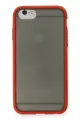 Newface Apple iPhone 6 Kılıf Montreal Silikon Kapak - Kırmızı