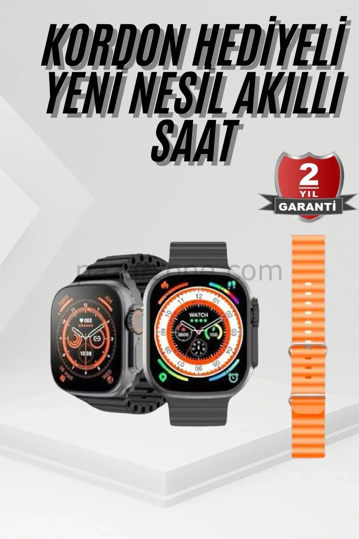 Akıllı Saat Sağlık Takibi Kalp Atışı Adımsayar Ultra Yeni Nesil nefes Egzersizi