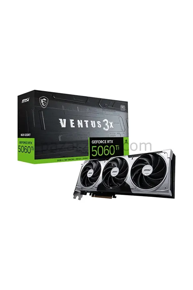 MSI GEFORCE 8GB RTX5060TI VENTUS 3X OC GDDR7 128 Bit HDMI 3xDP 16X