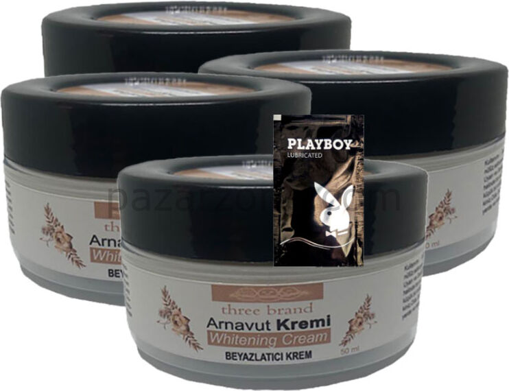 Three Brand Arnavut Kremi Whitens Cream Aklık Kremi 50 ml + Jel Hediye