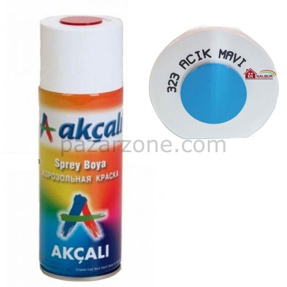 Akçalı Sprey Boya 400 ml 323 Açık Mavi