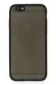 Newface Apple iPhone 6 Kılıf Montreal Silikon Kapak - Siyah