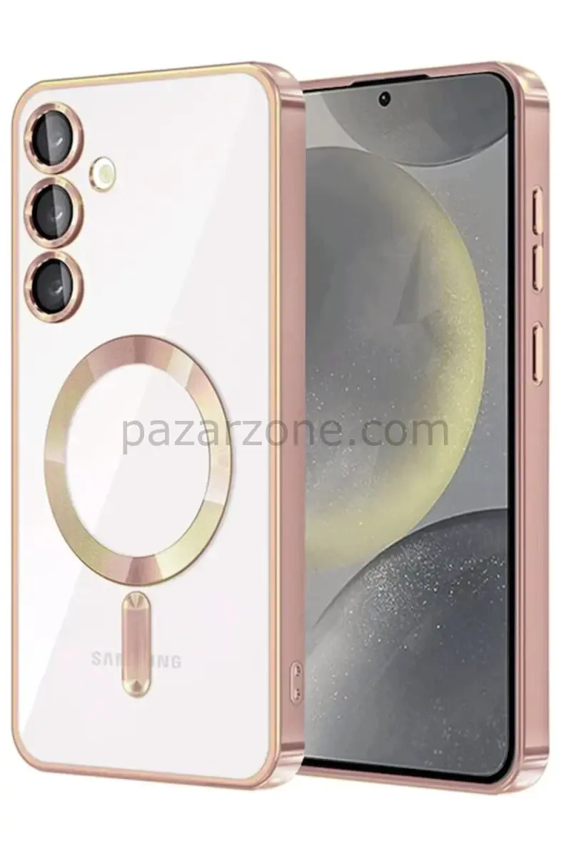 Newface Samsung Galaxy A35 5G Kross Magneticsafe Kapak - Rose