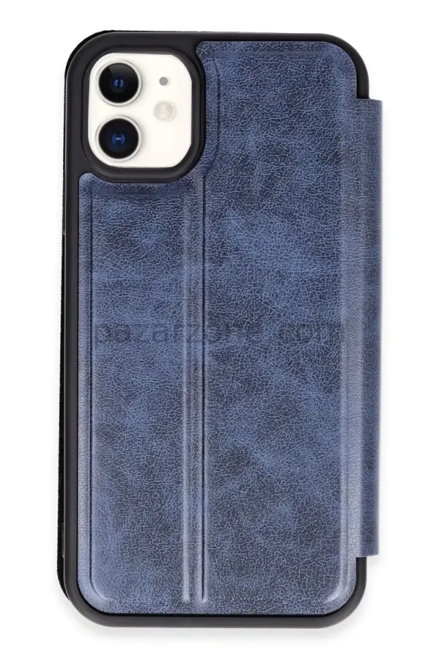 Newface Apple iPhone 11 Kılıf Flip Cover - Lacivert