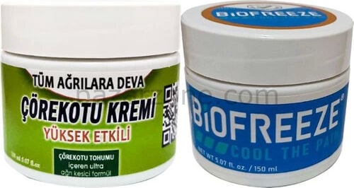 Biofreeze Çörek Otu Kremi Orta Boy 100 ml Krem + Biofreeze Cool The Paincream 150 ml