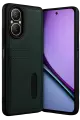 Newface Realme 12 Lite Kılıf Sara Kartvizitli Deri Kılıf - Koyu Yeşil