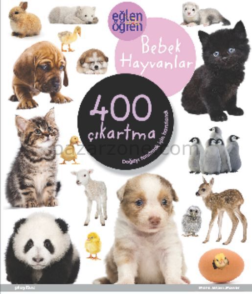 Eğlen Öğren Bebek Hayvanlar 400 Çıkartma