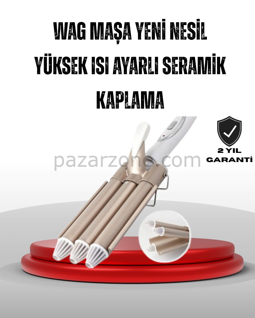 Ayarlanabilir Isı Ayarıyla Profesyonel Bukle Maşası – Hızlı ve Nazik Şekillendirme
