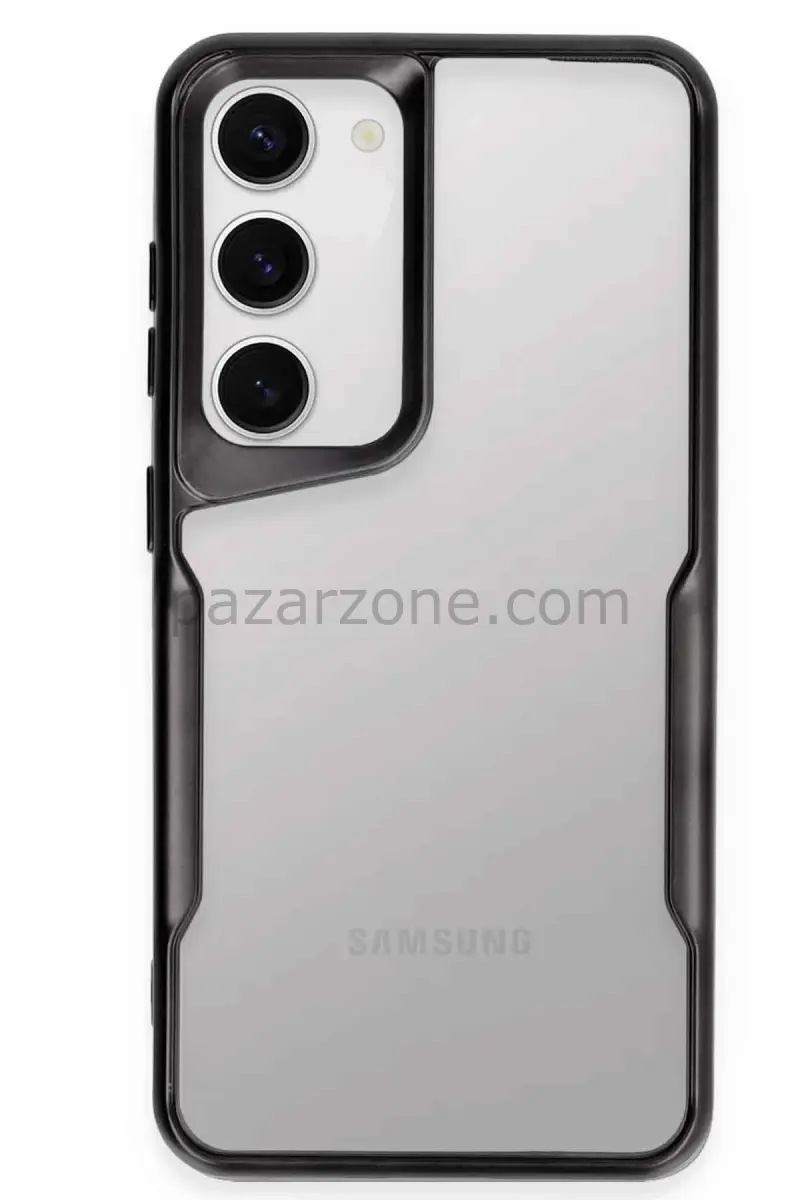 Newface Samsung Galaxy S23 Kılıf Boyi Silikon Kapak - Siyah