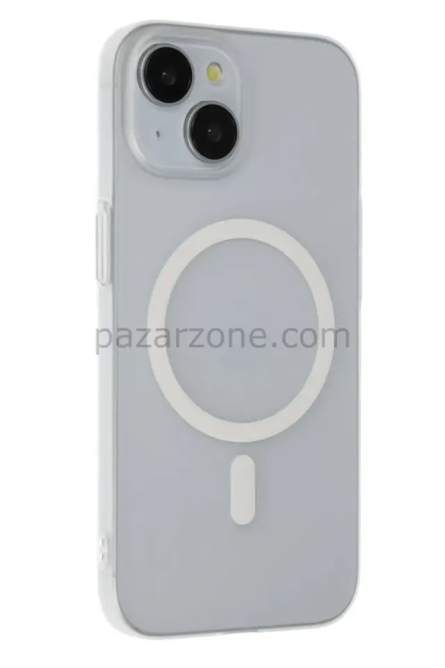 Joko Apple iPhone 15 Plus Tuna PC Slim Magsafe Kapak - Şeffaf